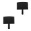 2Pcs Black Plastic Rice Counting Tray Handheld Grain Measurement Board 4