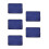 5Pcs Dustproof Protective Case Cover Dark Blue for 4