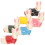 12Pcs Ceramic Chopstick Stands Spoon Fork Holder Multifunctional Decor 1