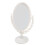 2Pcs Simple Vintage Oval Makeup Mirror Stable Beige Desktop Mirror 1