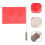 6Pcs Red Athletic Competition Flags Handheld Waving Flags for Soccer 4