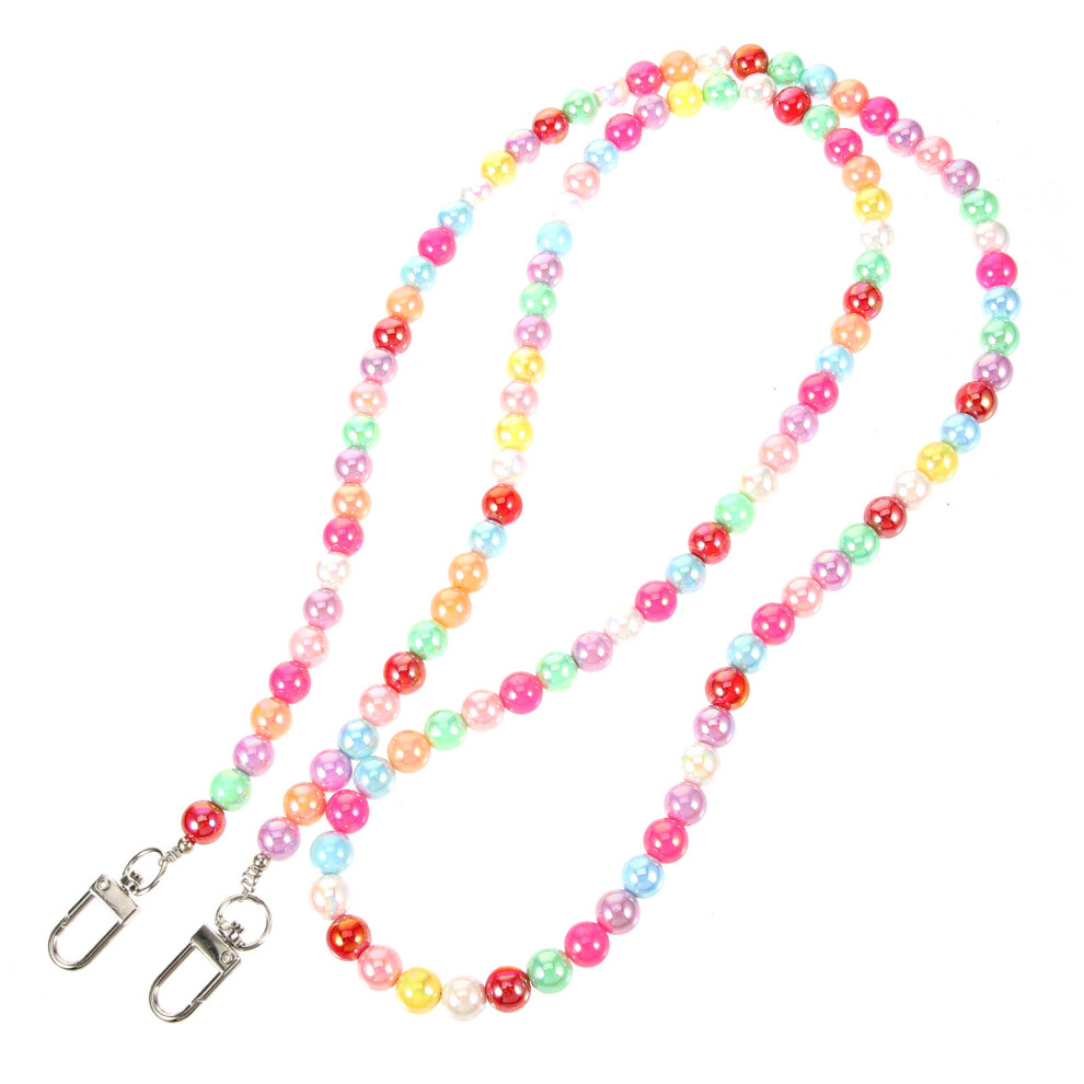 4Pcs Plastic Phone Wristlet Strap Beaded Key Lanyard Charm 3591495170578