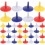 100Pièces Marqueurs De Position Rond Golf Colorés Variés 1