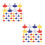 100Pièces Marqueurs De Position Rond Golf Colorés Variés 8