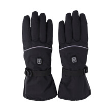3Pairs Waterproof Electric Gloves Heated for Winter Riding Black