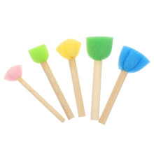 125Pcs Portable Sponge for Painting with Flower Shape Stamps