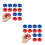 24Pcs Assorted Color Tabletop Game Rolling Beads Safe Durable Supplies 3