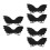 6Set Da Pipistrello in Eva Nero Per Bambini Feste E Halloween 6