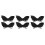 6Set Da Pipistrello in Eva Nero Per Bambini Feste E Halloween 10