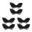 6Set Da Pipistrello in Eva Nero Per Bambini Feste E Halloween 5