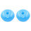 2Pcs Light Blue Yoga Auxiliary Donut Ball PVC Explosion- 2