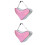 2Pcs Pink Bag for Roller and Ice Skates Storage Durable and Spacious 5