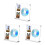 3Pz Porta Cd Display Acrilico Multifunzione Trasparente Per Desktop 2