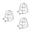 3Pcs Silver Fire Sprinkler Cage Cover 8