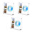 3Pz Porta Cd Display Acrilico Multifunzione Trasparente Per Desktop 4