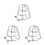 3Pcs Silver Fire Sprinkler Cage Cover 7