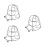 3Pcs Silver Fire Sprinkler Cage Cover 6