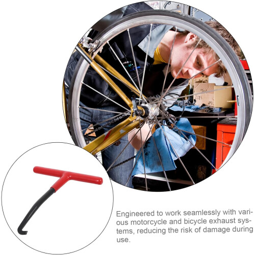 Heavy Duty Motorcycle Exhaust Spring Puller with T Handle Ergonomic Grip for Quick Removal 1