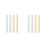8Pcs Portable Copper Volleyball Measurement Chain Net Height Tool 6