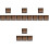 4Pcs Coffee Wood Specimen Storage and Display Boxes 10