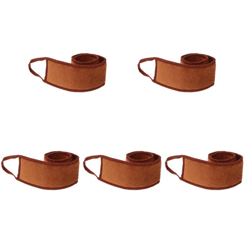 5Pcs Compact Brown Back Applicator for Even Tanning and Skincare 2
