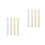 8Pcs Portable Copper Volleyball Measurement Chain Net Height Tool 2