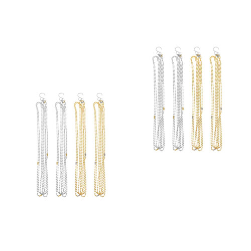8Pcs Portable Copper Volleyball Measurement Chain Net Height Tool 1