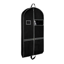 3Pcs Lightweight Suit Bag Black Dress Storage Cover Travel Use