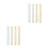 8Pcs Portable Copper Volleyball Measurement Chain Net Height Tool 8