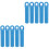 10Pcs Rubber Cue Storage Hangers Blue Pool Cue Wall Hanging Holders 5