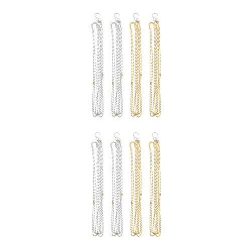 8Pcs Portable Copper Volleyball Measurement Chain Net Height Tool 2