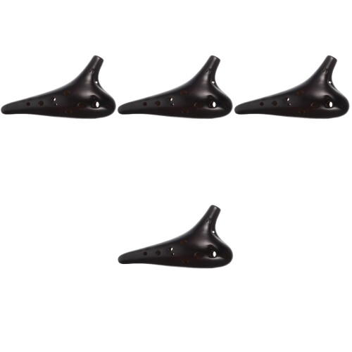 4Sets Portable 12 Hole Ceramic Ocarina Assorted Colors for Beginners 2
