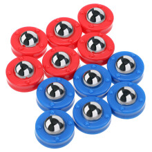 24Pcs Colorful Foosball Rolling Balls Lightweight Plastic Game Parts