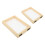 8Pcs DIY Wooden Paper Making Loop Beige Mesh Frame for Handmade Paper 3