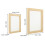 8Pcs DIY Wooden Paper Making Loop Beige Mesh Frame for Handmade Paper 11