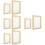 8Pcs DIY Wooden Paper Making Loop Beige Mesh Frame for Handmade Paper 9