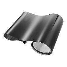 2Pcs Black Car Window Tint Film Heat Insulation Uv Blocking
