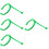 4Pcs Durable Green Plastic Pig Artificial Insemination Clips for Farm 7