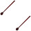 2Pcs Wood Drum Mallets Brown Temple Block Sticks for Percussion Use 5