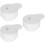 3Pcs Safety Relief Valves for Pressure Cooker Home Use White Plastic 8