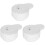 3Pcs Safety Relief Valves for Pressure Cooker Home Use White Plastic 3