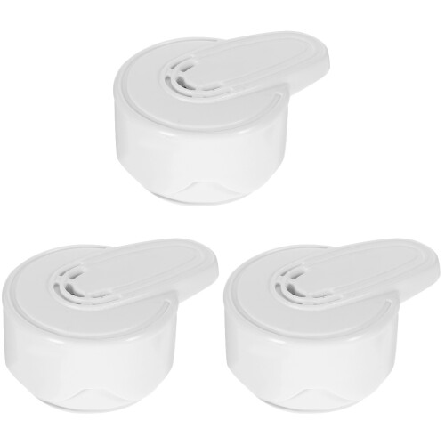 3Pcs Safety Relief Valves for Pressure Cooker Home Use White Plastic 2