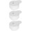 3Pcs Safety Relief Valves for Pressure Cooker Home Use White Plastic 9