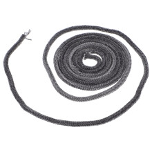 2Pcs Wood Stove Fiberglass Rope Seal Fire Resistant Gasket Tape Grey