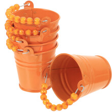 10Pcs Small Metal Buckets Toys for Backyard and Play
