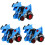 3Pcs Durable Car Toy Kids Inertial Pull Back Model 2