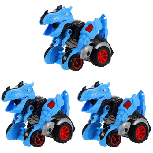 3Pcs Durable Car Toy Kids Inertial Pull Back Model 1