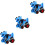 3Pcs Durable Car Toy Kids Inertial Pull Back Model 5