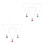 6Pz Collane Ragazza Ciondoli Argento Sicura 11