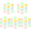 50Pcs Durable Multi-Functional Glasses Cleaning Cloths Assorted Colors 2